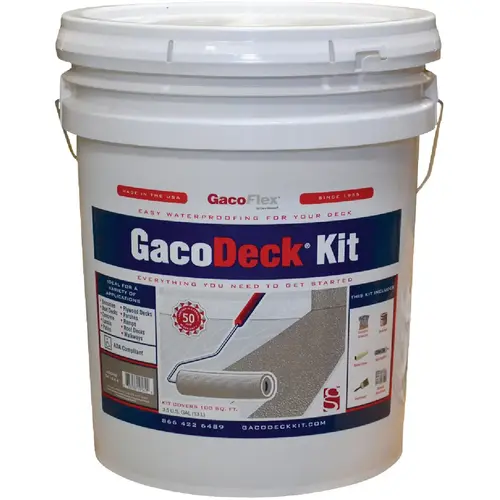 GacoDeck Adobe Elastomeric Deck Coating, 3.5 Gal. Kit, GacoDeck Adobe Elastomeric Deck Coating, 3.5 Gal. Kit,