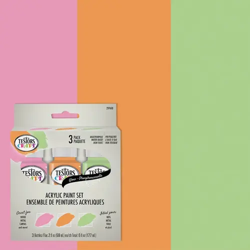Craft 2 Oz. Acrylic Glow Paint Kit (3-Pack) Craft 2 Oz. Acrylic Glow Paint Kit (3-Pack)