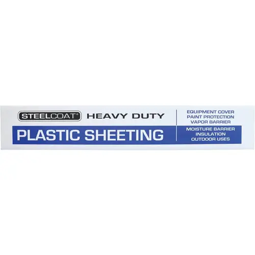 9 Ft. x 400 Ft. 0.7 mil Plastic Sheeting Clear 9 Ft. x 400 Ft. 0.7 mil Plastic Sheeting Clear