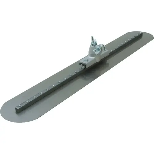 5 In. x 36 In. Round End Fresno Finishing Trowel with Bull Float Bracket Handle 5 In. x 36 In. Round End Fresno Finishing Trowel with Bull Float Bracket Handle