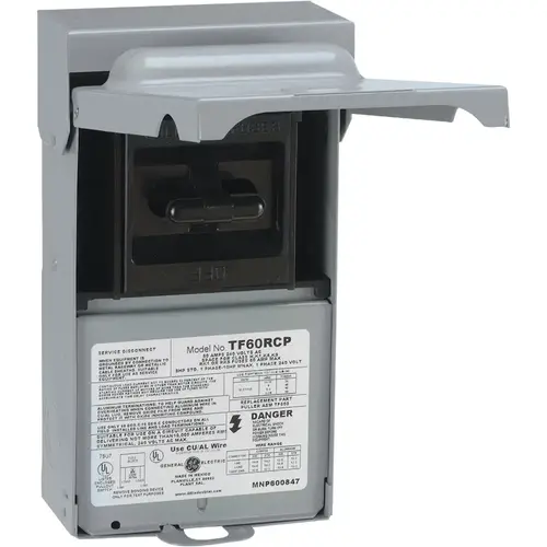 60A 240V Fused Air Conditioner Disconnect 60A 240V Fused Air Conditioner Disconnect