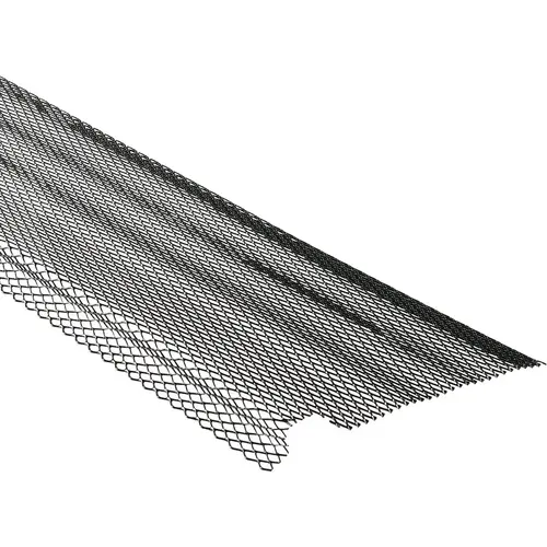 Armour 6 In. x 3 Ft. Aluminum Lock-On Gutter Guard Black Armour 6 In. x 3 Ft. Aluminum Lock-On Gutter Guard Black