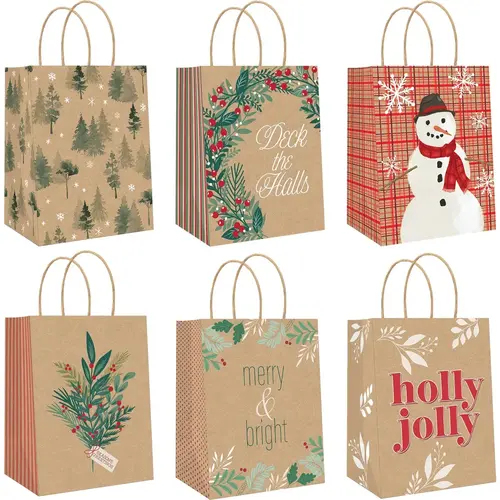 Medium Kraft Paper Assorted Gift Bag - pack of 72 Medium Kraft Paper Assorted Gift Bag - pack of 72