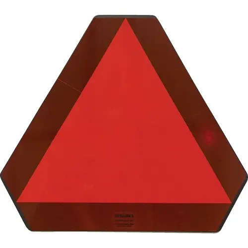 Safety Vehicle Emblem S276.8 Plastic Slow Moving Vehicle Emblem Safety Vehicle Emblem S276.8 Plastic Slow Moving Vehicle Emblem