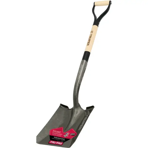 Tru Pro 30 In. Wood D-Handle Square Point Shovel Tru Pro 30 In. Wood D-Handle Square Point Shovel