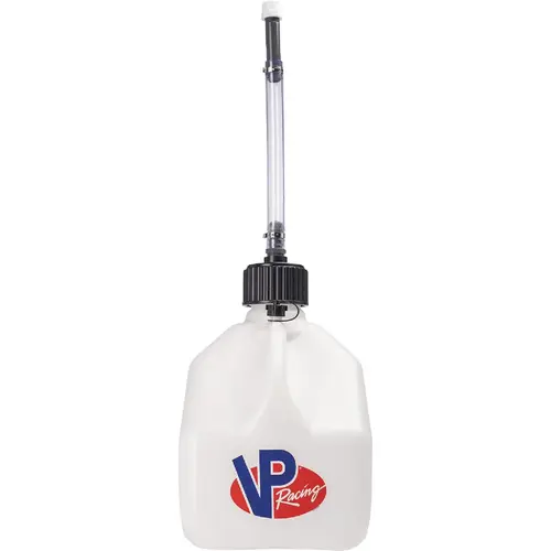 VP Racing 3 Gal. Motorsport Utility Jug with Hose, White VP Racing 3 Gal. Motorsport Utility Jug with Hose, White