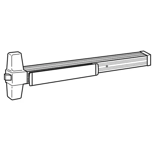 Exit Device Satin Brass Exit Device Satin Brass