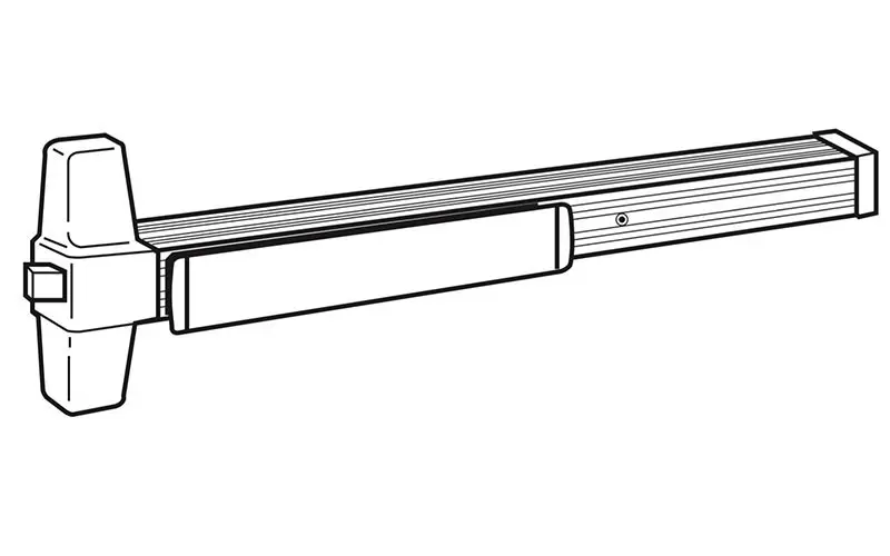 Von Duprin Exit Device Bright Brass 99EO-2 3 US3 RHR Von Duprin Exit Device Bright Brass 99EO-2 3 US3 RHR