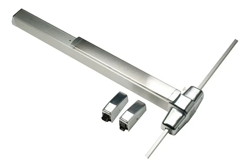 Von Duprin 3 Surface Vertical Rod Smooth Case Exit Device Satin Brass Finish 9827EO 4 US3