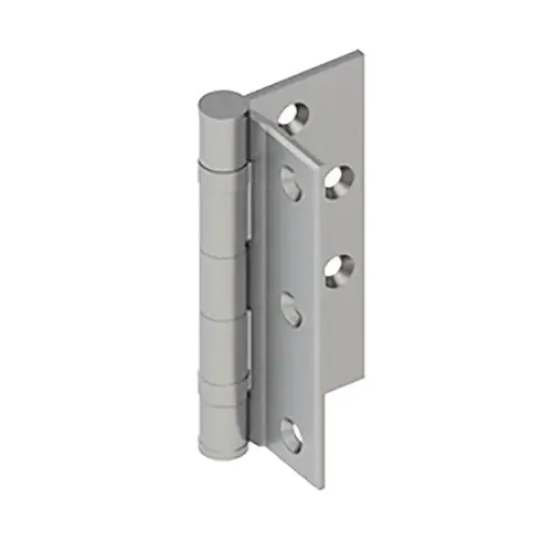 Half Mortise Ball Bearing Hinge, Standard Weight, 4-1/2", Steel, 5 Knuckle, Satin Chrome Half Mortise Ball Bearing Hinge, Standard Weight, 4-1/2", Steel, 5 Knuckle, Satin Chrome