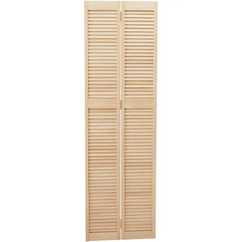 24 In. W. x 80 In. H. Natural Pine Bi-Fold Door 24 In. W. x 80 In. H. Natural Pine Bi-Fold Door