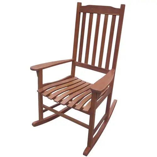 Traditional Oil Stained Acacia Wood Porch Rocker Chair Traditional Oil Stained Acacia Wood Porch Rocker Chair