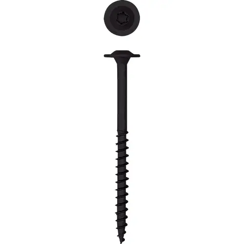 Powerlag 5/16 In. x 4 In. T40 Washer Head HCR (Exterior Rated) Lag Screw (150-Count) Black Powerlag 5/16 In. x 4 In. T40 Washer Head HCR (Exterior Rated) Lag Screw (150-Count) Black