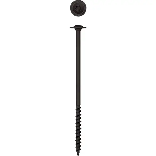 Powerlag 5/16 In. x 6 In. T40 Washer Head HCR (Exterior Rated) Lag Screw (150-Count) Black Powerlag 5/16 In. x 6 In. T40 Washer Head HCR (Exterior Rated) Lag Screw (150-Count) Black