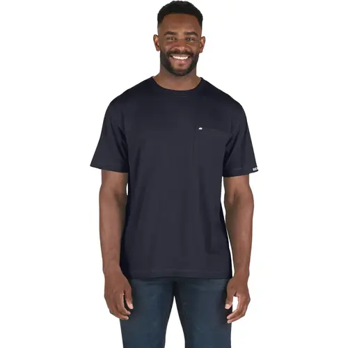 Performance Men's Tall 3XL Navy Short Sleeve Pocket T-Shirt Performance Men's Tall 3XL Navy Short Sleeve Pocket T-Shirt