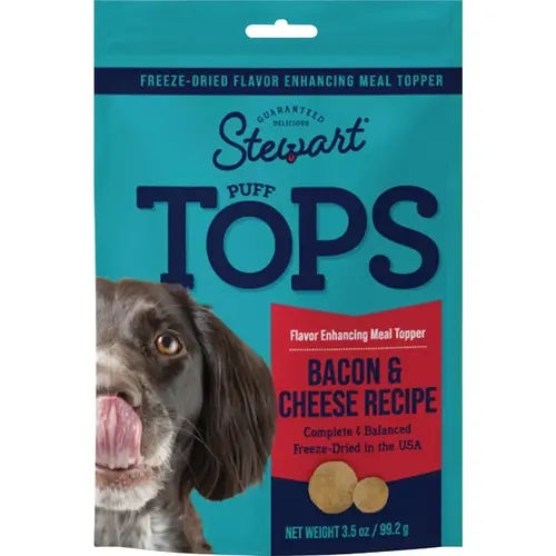 's PuffTops 3.5 Oz. Bacon & Cheese Dog Treat 's PuffTops 3.5 Oz. Bacon & Cheese Dog Treat