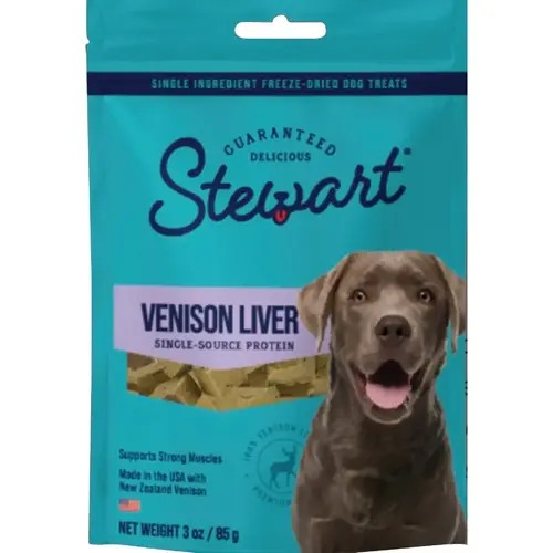 's 3 Oz. Venison Freeze Dried Single Ingredient Dog Treat 's 3 Oz. Venison Freeze Dried Single Ingredient Dog Treat