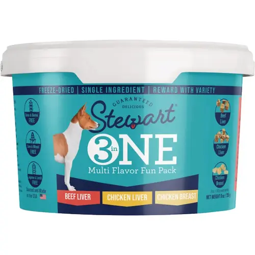 's 3-In-1 Multi Flavor Freeze Dried Dog Treats 's 3-In-1 Multi Flavor Freeze Dried Dog Treats