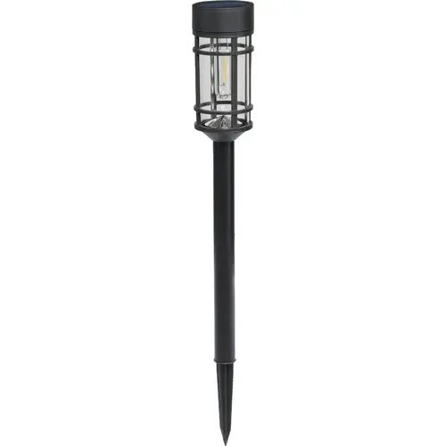 Black 6 Lm. Filament Solar Stake Light Black 6 Lm. Filament Solar Stake Light