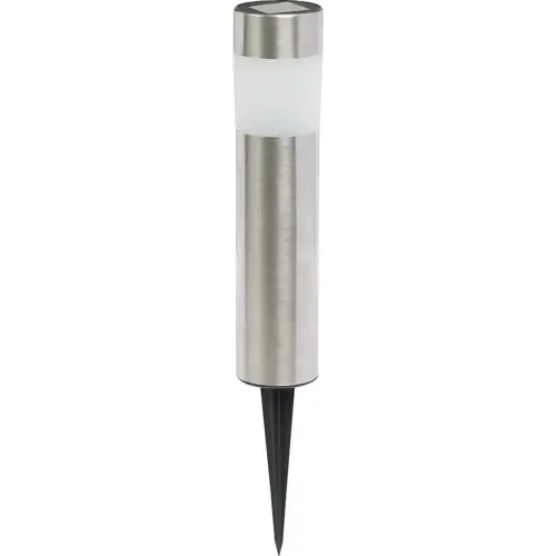 Stainless Steel Warm White Light Solar Stake Light Stainless Steel Warm White Light Solar Stake Light