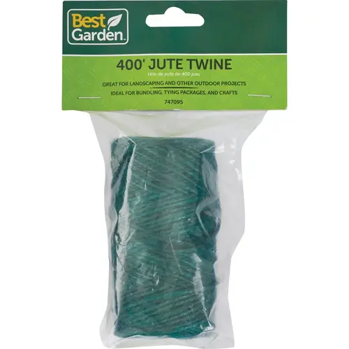 400 Ft. Jute Garden Twine Plant Tie Green 400 Ft. Jute Garden Twine Plant Tie Green