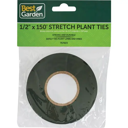 1/2 In. W. x 150 Ft. L. Stretch Plant Tie Green 1/2 In. W. x 150 Ft. L. Stretch Plant Tie Green