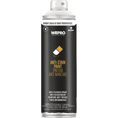 WEPRO 400ml Anti Stain Spray Paint White WEPRO 400ml Anti Stain Spray Paint White