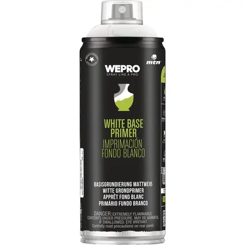 WEPRO 400ml Matte Base White Primer Spray Paint WEPRO 400ml Matte Base White Primer Spray Paint