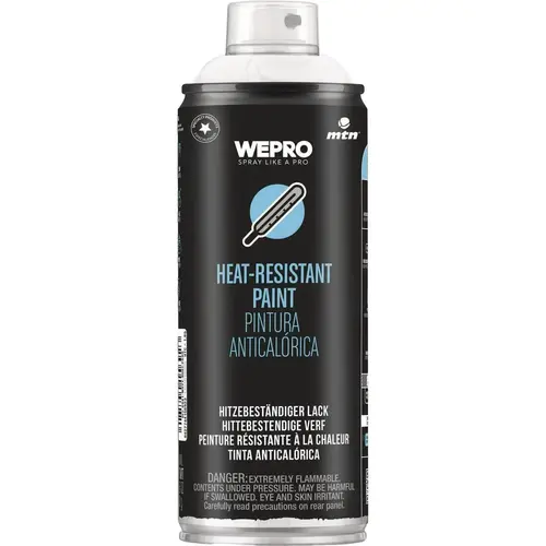 WEPRO 400ml Black Heat Resistant Spray Paint WEPRO 400ml Black Heat Resistant Spray Paint