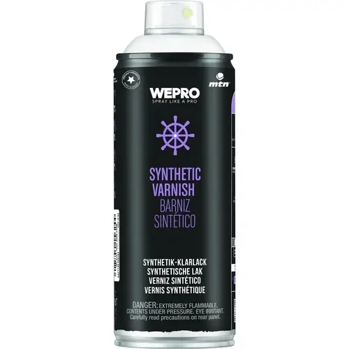 WEPRO 400ml Gloss Synthetic Varnish Spray Paint Clear WEPRO 400ml Gloss Synthetic Varnish Spray Paint Clear