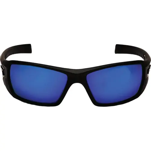 Velar Black Frame Safety Glasses with Ice Blue Mirror Lenses Velar Black Frame Safety Glasses with Ice Blue Mirror Lenses