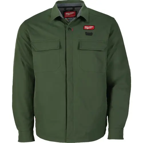 M12 Men's XL Green Heated Shirt Jacket M12 Men's XL Green Heated Shirt Jacket