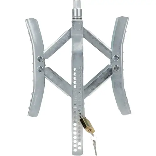 EazLift 10 In. Metal Wheel Stop with Wrench and Lock EazLift 10 In. Metal Wheel Stop with Wrench and Lock