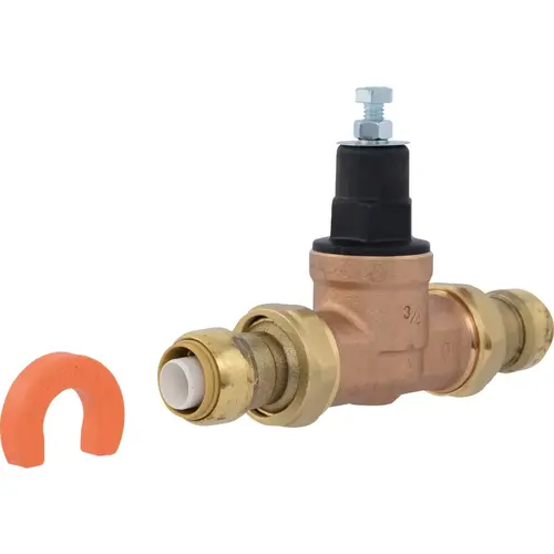 3/4 In. EB45 Brass Pressure Regulating Push-to-Connect Valve 3/4 In. EB45 Brass Pressure Regulating Push-to-Connect Valve