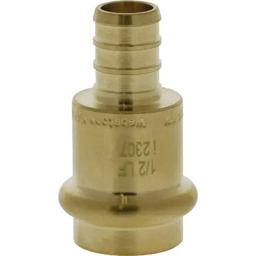 1/2 In. Press x F1807 LF BR PEX Transition Fitting 1/2 In. Press x F1807 LF BR PEX Transition Fitting