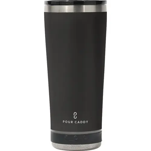 Go Caddy 18 Oz. Black Insulated Tumbler with Speaker Go Caddy 18 Oz. Black Insulated Tumbler with Speaker