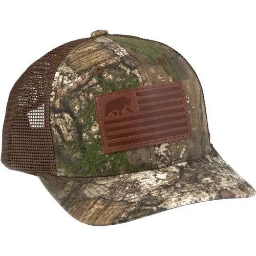Flag Patch Mesh-Back Camo Cap Flag Patch Mesh-Back Camo Cap