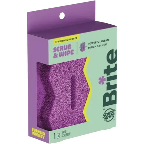 Brite by Scrub & Wipe Clean Scrubber, Fuchsia Frenzy Pink Brite by Scrub & Wipe Clean Scrubber, Fuchsia Frenzy Pink