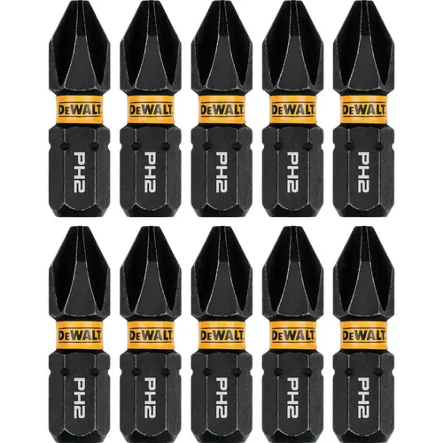 Elite Series 1/4 In. x 1 In. Phillips Impact Driver Bit Set (10-Piece) Elite Series 1/4 In. x 1 In. Phillips Impact Driver Bit Set (10-Piece)