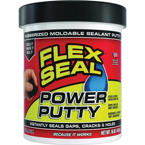 Power Putty 16 Oz. Black Multi-Purpose Adhesive Power Putty 16 Oz. Black Multi-Purpose Adhesive