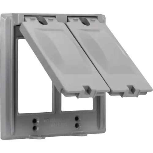 2-Gang 16-In-1 Vertical White Cover 2-Gang 16-In-1 Vertical White Cover