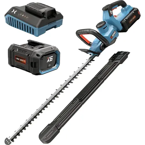 X6 60V Max 26 In. Brushless Cordless Hedge Trimmer Kit with 3.0 Ah Battery & Charger X6 60V Max 26 In. Brushless Cordless Hedge Trimmer Kit with 3.0 Ah Battery & Charger