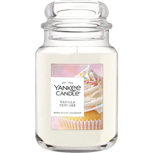 22 Oz. Vanilla Cupcake Large Jar Candle White 22 Oz. Vanilla Cupcake Large Jar Candle White
