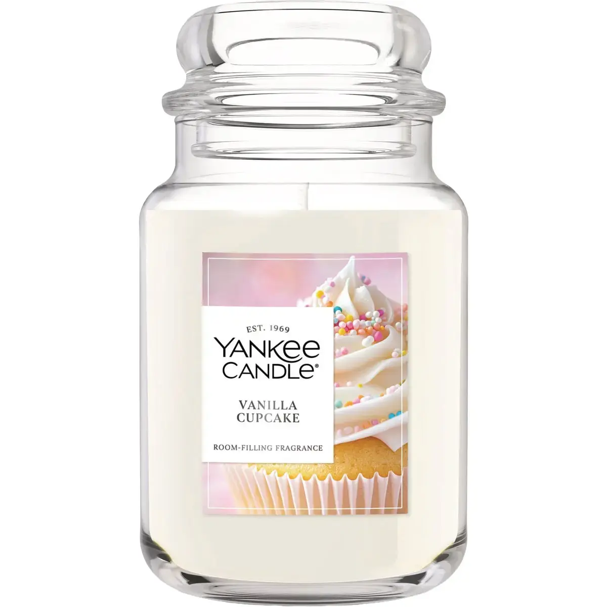 Yankee Candle 22 Oz. Vanilla Cupcake Large Jar Candle White 2654292W Yankee Candle 22 Oz. Vanilla Cupcake Large Jar Candle White 2654292W
