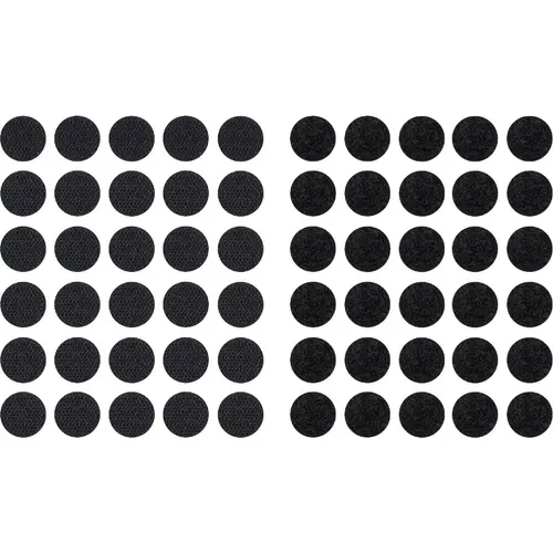 Stick 'Em Dots 0.75 In. Black Hook & Loop Fasteners (30-Count) Stick 'Em Dots 0.75 In. Black Hook & Loop Fasteners (30-Count)