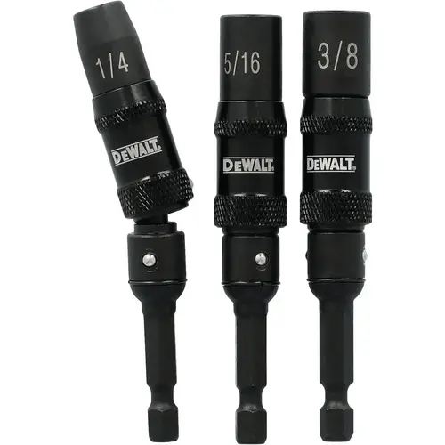 Elite Series 1/4 In. Pivoting Impact Nutdriver Bit Set (3-Piece) Elite Series 1/4 In. Pivoting Impact Nutdriver Bit Set (3-Piece)