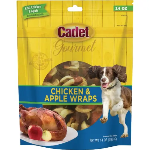 Gourmet 14 Oz. Chicken & Apple Wrapped Dog Treats Gourmet 14 Oz. Chicken & Apple Wrapped Dog Treats