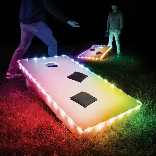 Toss Color Select LED Light Kit for Cornhole Boards Toss Color Select LED Light Kit for Cornhole Boards