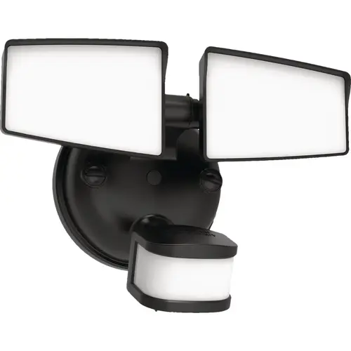 3-In-1 Black Plastic Outdoor Security Light Fixture 3-In-1 Black Plastic Outdoor Security Light Fixture