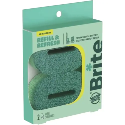 Brite by Refill Scrubbers (2-Pack) Green Brite by Refill Scrubbers (2-Pack) Green